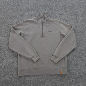Craghoppers Sweater Mens Large Gray Bear Grylls Fleece Quarter Zip Pullover Hike